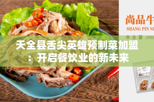天全县舌尖英雄预制菜加盟：开启餐饮业的新未来