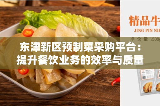 东津新区预制菜采购平台：提升餐饮业务的效率与质量