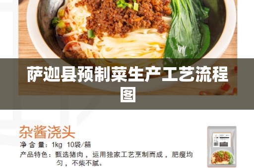 萨迦县预制菜生产工艺流程图