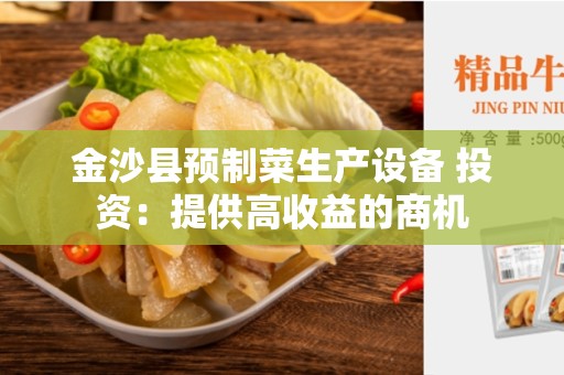 金沙县预制菜生产设备 投资：提供高收益的商机