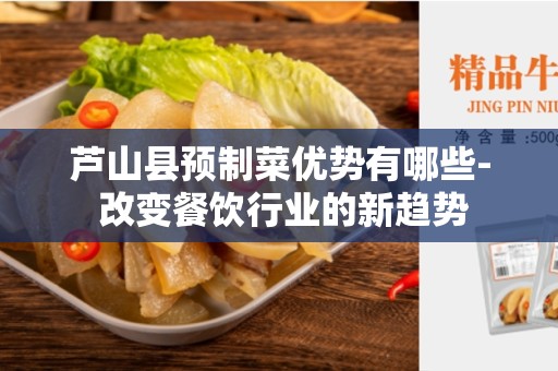 芦山县预制菜优势有哪些- 改变餐饮行业的新趋势