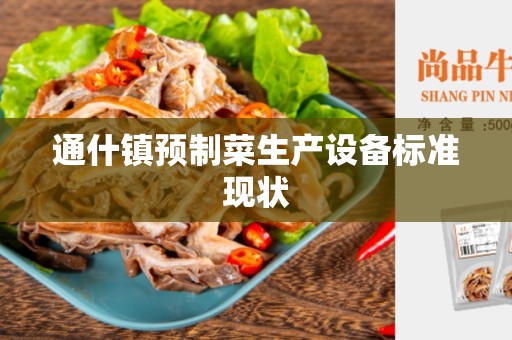 通什镇预制菜生产设备标准现状