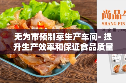 无为市预制菜生产车间- 提升生产效率和保证食品质量的创新解决方案