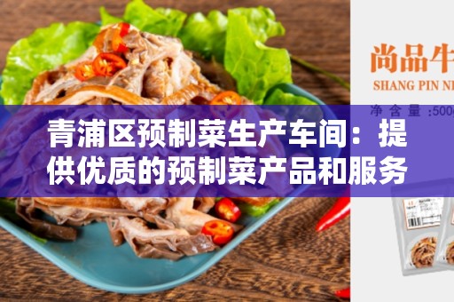 青浦区预制菜生产车间：提供优质的预制菜产品和服务