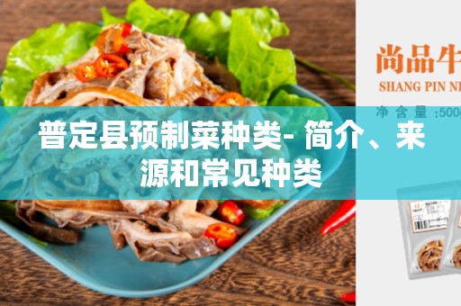 普定县预制菜种类- 简介、来源和常见种类