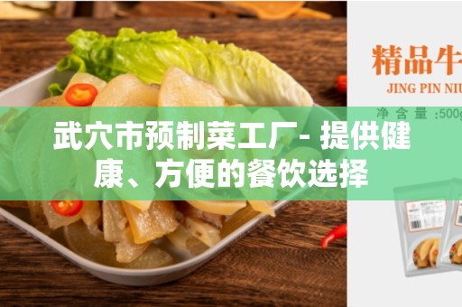 武穴市预制菜工厂- 提供健康、方便的餐饮选择