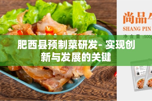 肥西县预制菜研发- 实现创新与发展的关键