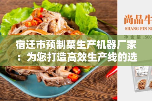 宿迁市预制菜生产机器厂家：为您打造高效生产线的选择