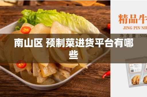南山区 预制菜进货平台有哪些