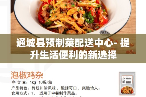 通城县预制菜配送中心- 提升生活便利的新选择