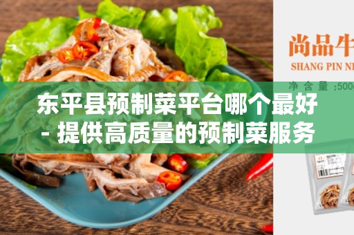 东平县预制菜平台哪个最好- 提供高质量的预制菜服务