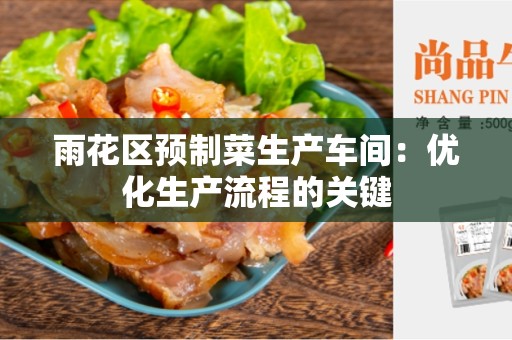 雨花区预制菜生产车间：优化生产流程的关键