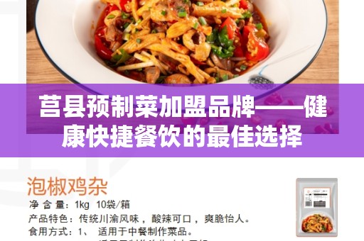 莒县预制菜加盟品牌——健康快捷餐饮的最佳选择