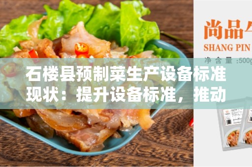 石楼县预制菜生产设备标准现状：提升设备标准，推动产业发展