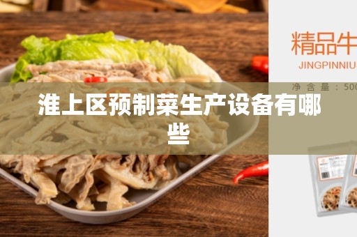 淮上区预制菜生产设备有哪些