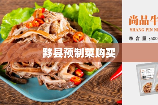 黟县预制菜购买