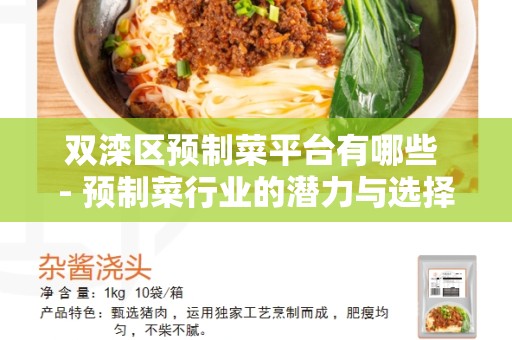 双滦区预制菜平台有哪些 - 预制菜行业的潜力与选择