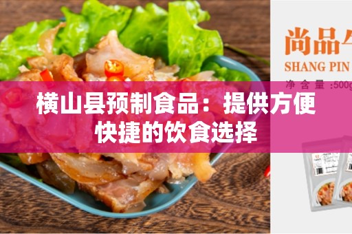 横山县预制食品：提供方便快捷的饮食选择