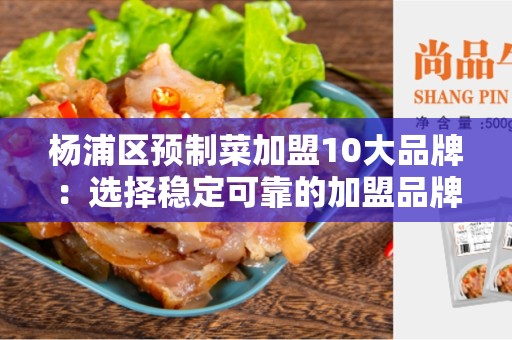 杨浦区预制菜加盟10大品牌：选择稳定可靠的加盟品牌