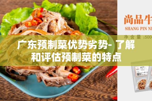 广东预制菜优势劣势- 了解和评估预制菜的特点