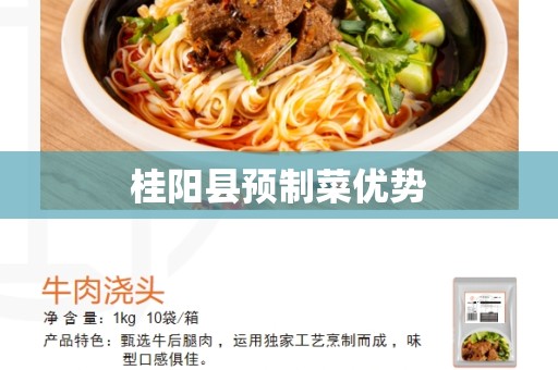桂阳县预制菜优势