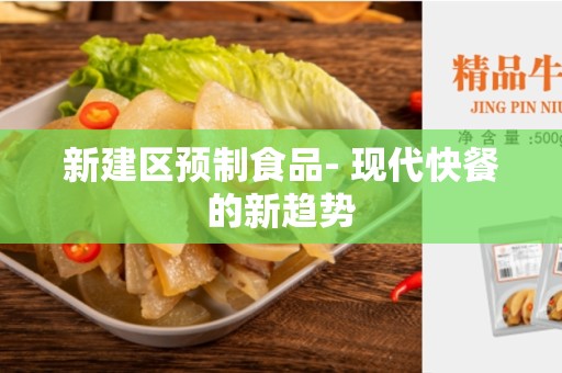 新建区预制食品- 现代快餐的新趋势
