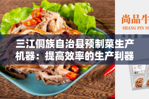 三江侗族自治县预制菜生产机器：提高效率的生产利器