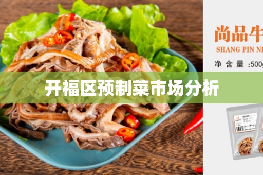 开福区预制菜市场分析