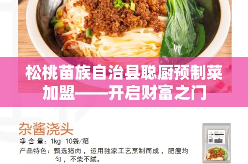 松桃苗族自治县聪厨预制菜加盟——开启财富之门