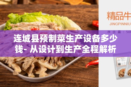 连城县预制菜生产设备多少钱- 从设计到生产全程解析