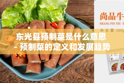 东光县预制菜是什么意思 - 预制菜的定义和发展趋势