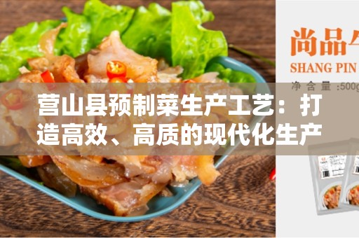 营山县预制菜生产工艺：打造高效、高质的现代化生产过程