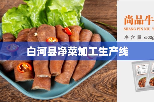 白河县净菜加工生产线