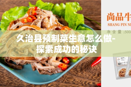 久治县预制菜生意怎么做- 探索成功的秘诀