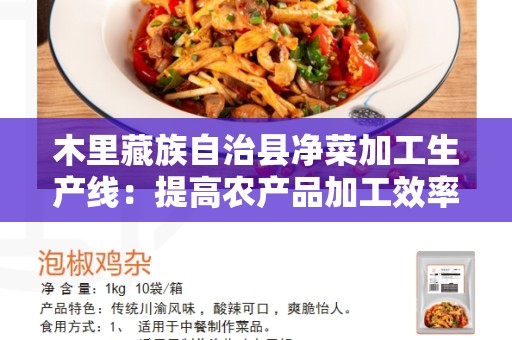 木里藏族自治县净菜加工生产线：提高农产品加工效率的关键技术
