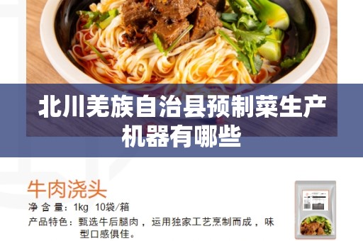 北川羌族自治县预制菜生产机器有哪些