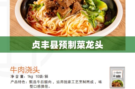 贞丰县预制菜龙头