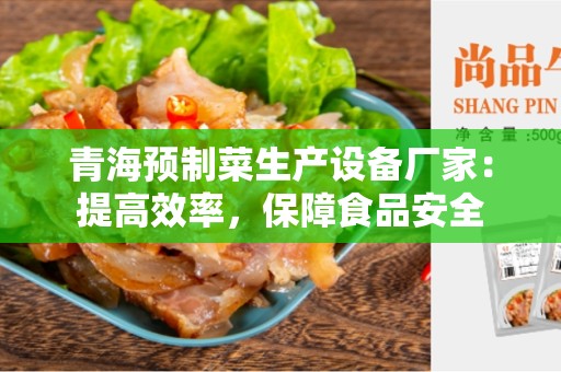 青海预制菜生产设备厂家：提高效率，保障食品安全