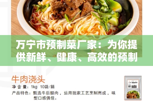万宁市预制菜厂家：为你提供新鲜、健康、高效的预制菜