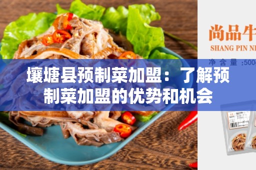 壤塘县预制菜加盟：了解预制菜加盟的优势和机会