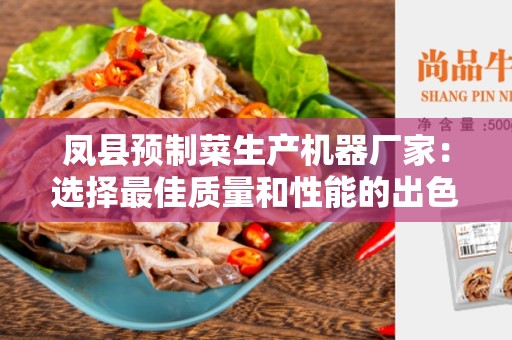 凤县预制菜生产机器厂家：选择最佳质量和性能的出色合作伙伴