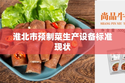 淮北市预制菜生产设备标准现状