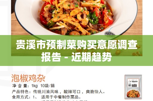 贵溪市预制菜购买意愿调查报告 - 近期趋势