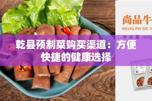 乾县预制菜购买渠道：方便快捷的健康选择