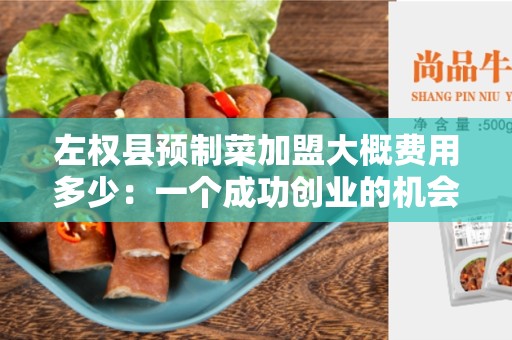 左权县预制菜加盟大概费用多少：一个成功创业的机会
