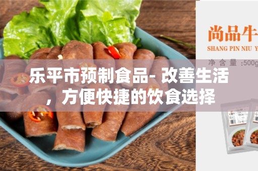 乐平市预制食品- 改善生活，方便快捷的饮食选择