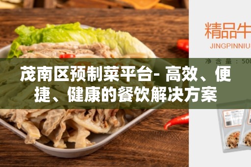 茂南区预制菜平台- 高效、便捷、健康的餐饮解决方案