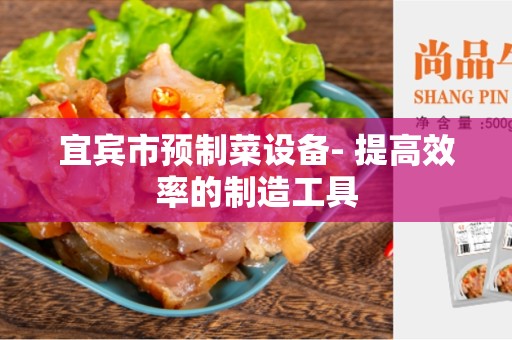 宜宾市预制菜设备- 提高效率的制造工具