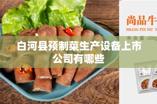 白河县预制菜生产设备上市公司有哪些