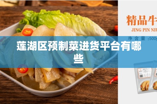 莲湖区预制菜进货平台有哪些